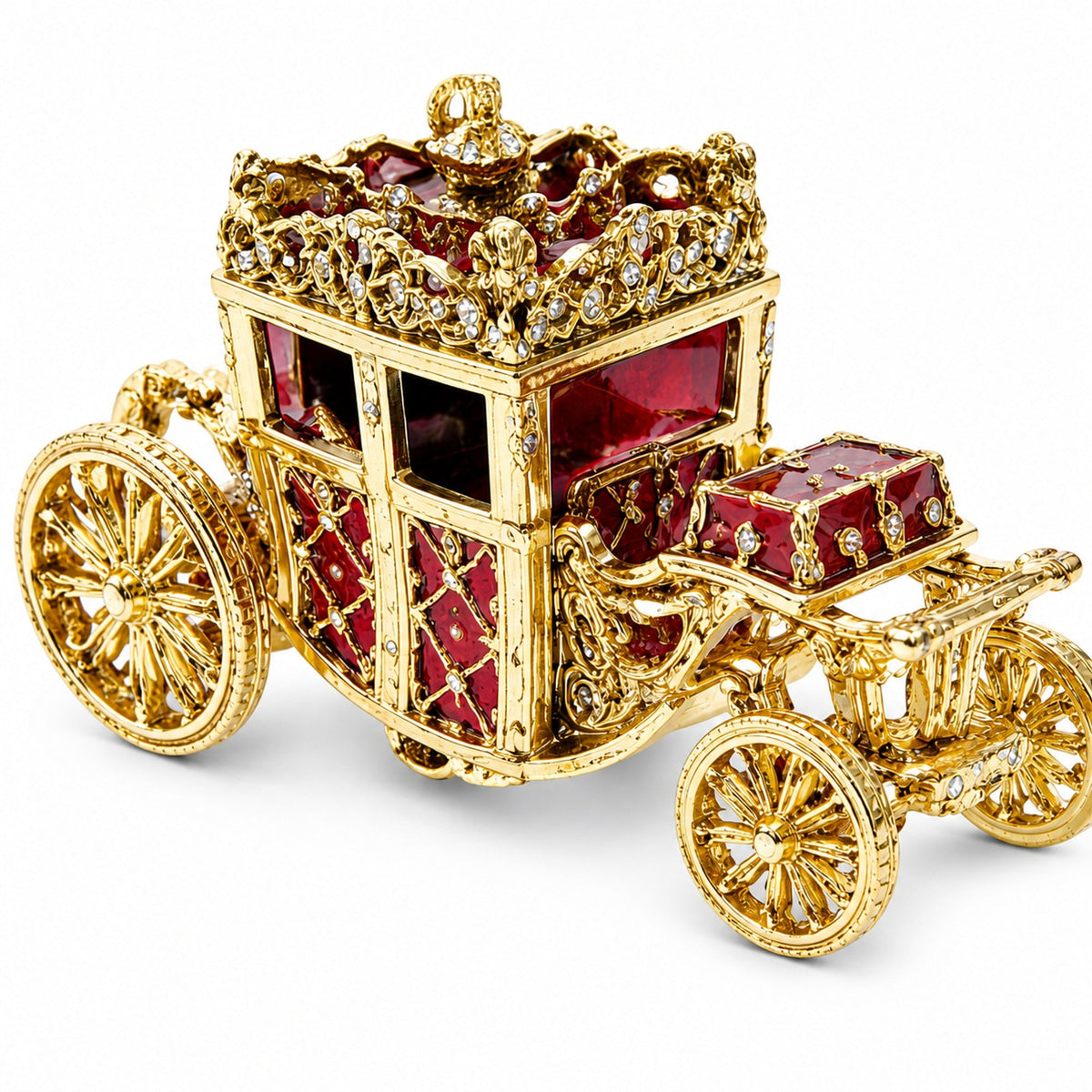 1897 Coronation Royal Imperial Easter Egg 3.8 Inches Tall