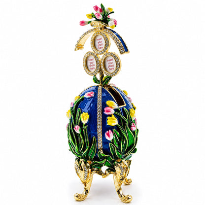 1898 Lilies of the Valley Royal Imperial Easter  Egg 4.75 Inches