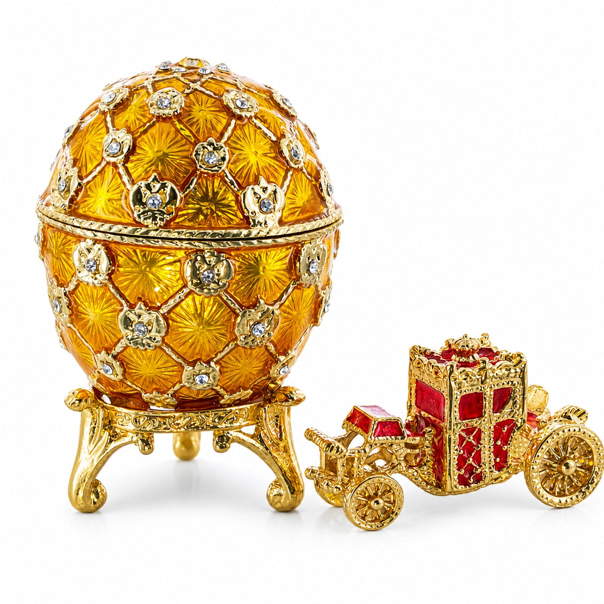 1897 Coronation Royal Imperial Easter Egg 2.5 Inches