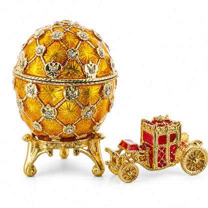 1897 Coronation Royal Imperial Easter Egg 2.5 Inches
