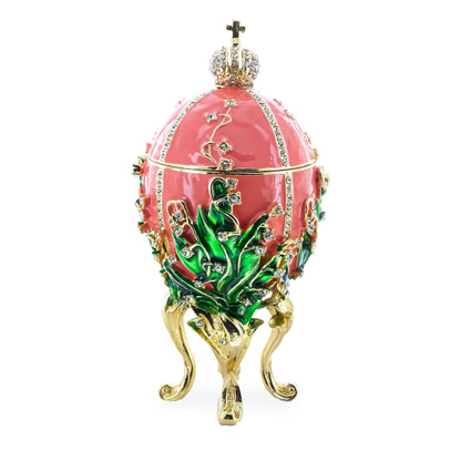 1898 Lilies of the Valley Royal Imperial Easter Egg 6.25 Inches