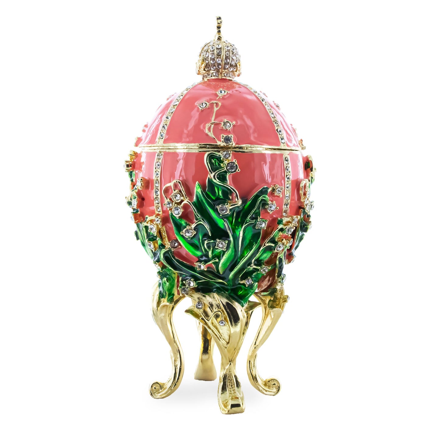 1898 Lilies of the Valley Royal Imperial Easter Egg 6.25 Inches