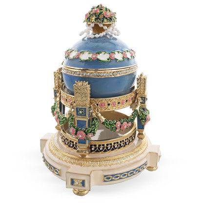 1907 Love Trophies Egg (Cradle with Garlands) Musical Royal Easter Egg