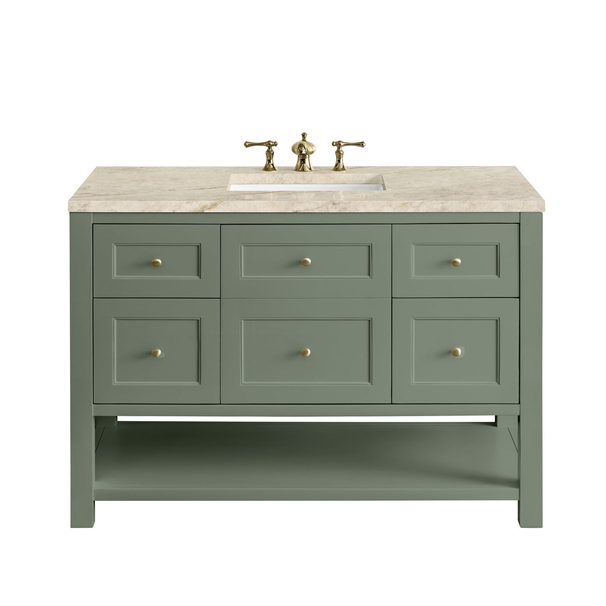 James Martin Breckenridge 48" Single Bathroom Vanity, Smokey Celadon