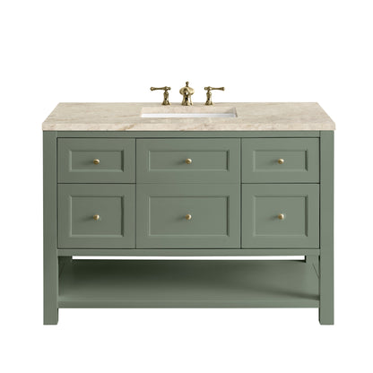 James Martin Breckenridge 48" Single Bathroom Vanity, Smokey Celadon