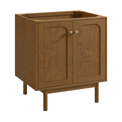 James Martin Laurent 30" Dual Mount Single Bathroom Vanity, Honey Oak