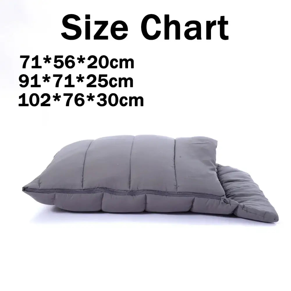 Quilted gray soft cat cave bed bedroom washable pet hideaway