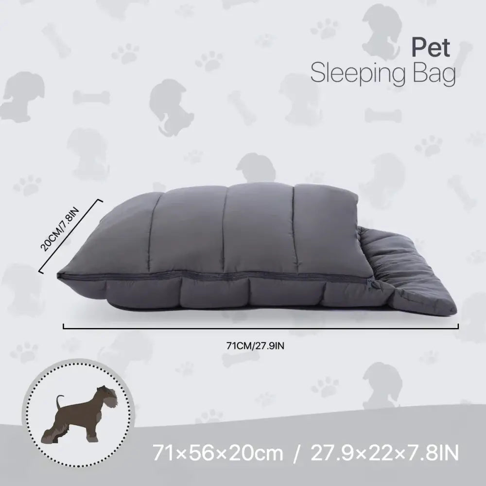 Quilted gray soft cat cave bed bedroom washable pet hideaway