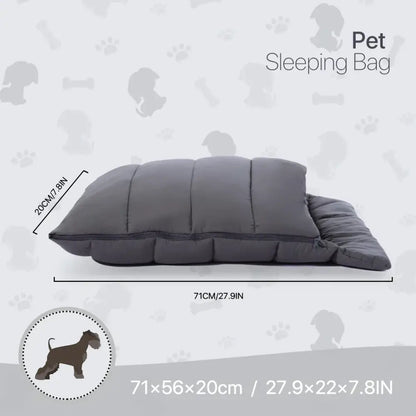Quilted gray soft cat cave bed bedroom washable pet hideaway