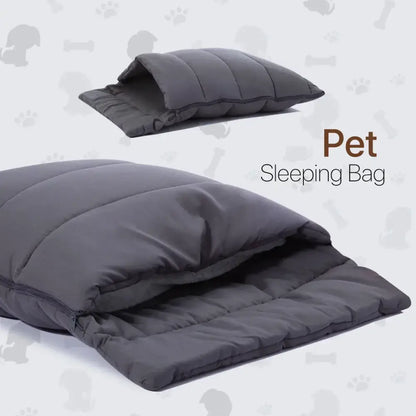 Quilted gray soft cat cave bed bedroom washable pet hideaway