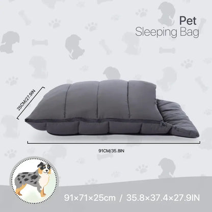 Quilted gray soft cat cave bed bedroom washable pet hideaway