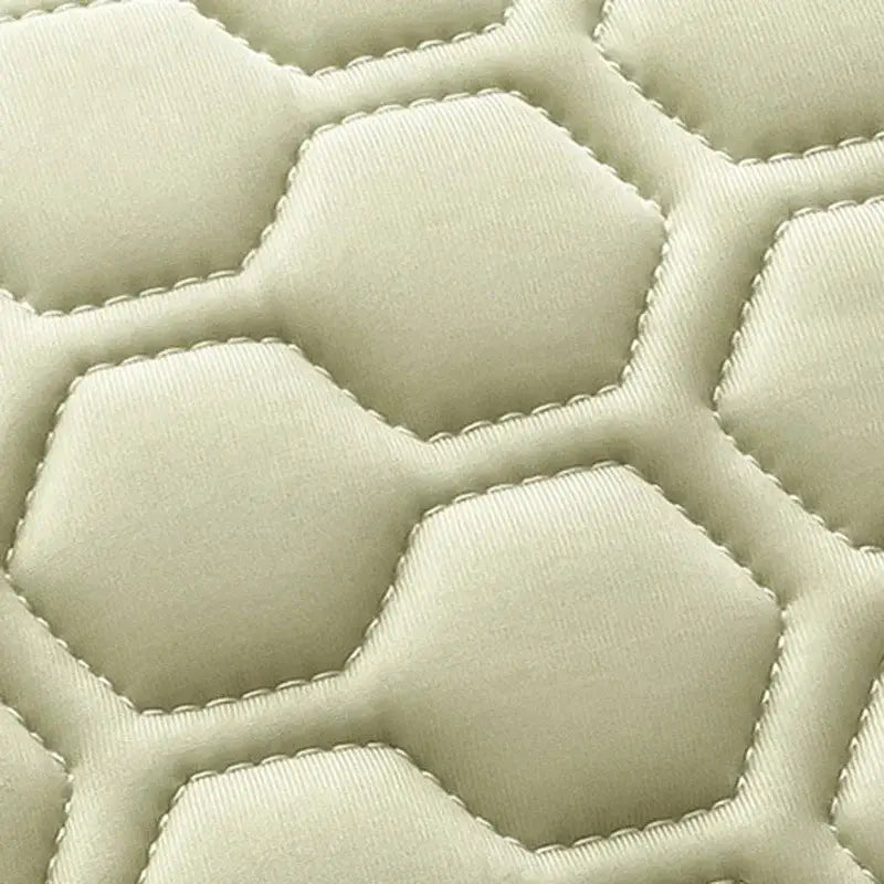Quilted light green cooling mat bedroom bedding set