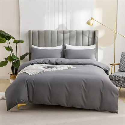 Quilted tan duvet cover set bedroom soft bedding with pillowcases