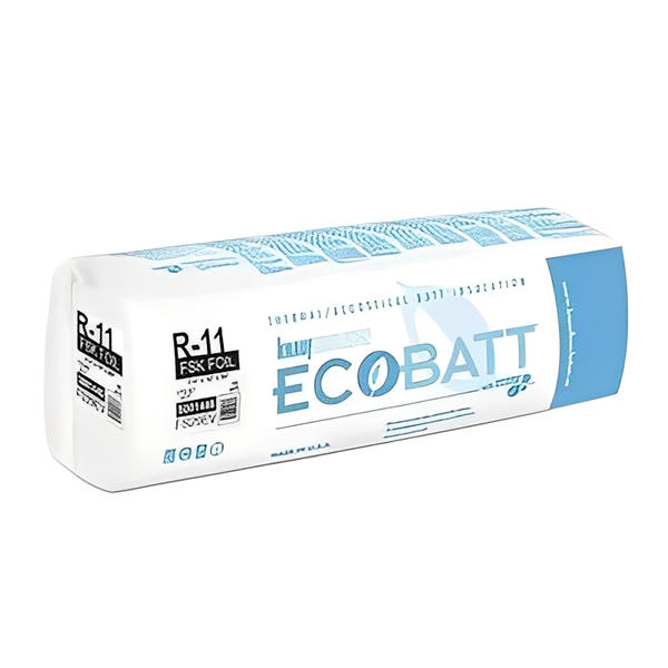Knauf Ecobatt R-11 FSK-25 Fiberglass Insulation Batts - 3.5 in x 16 in x 96 in (5 Bags)