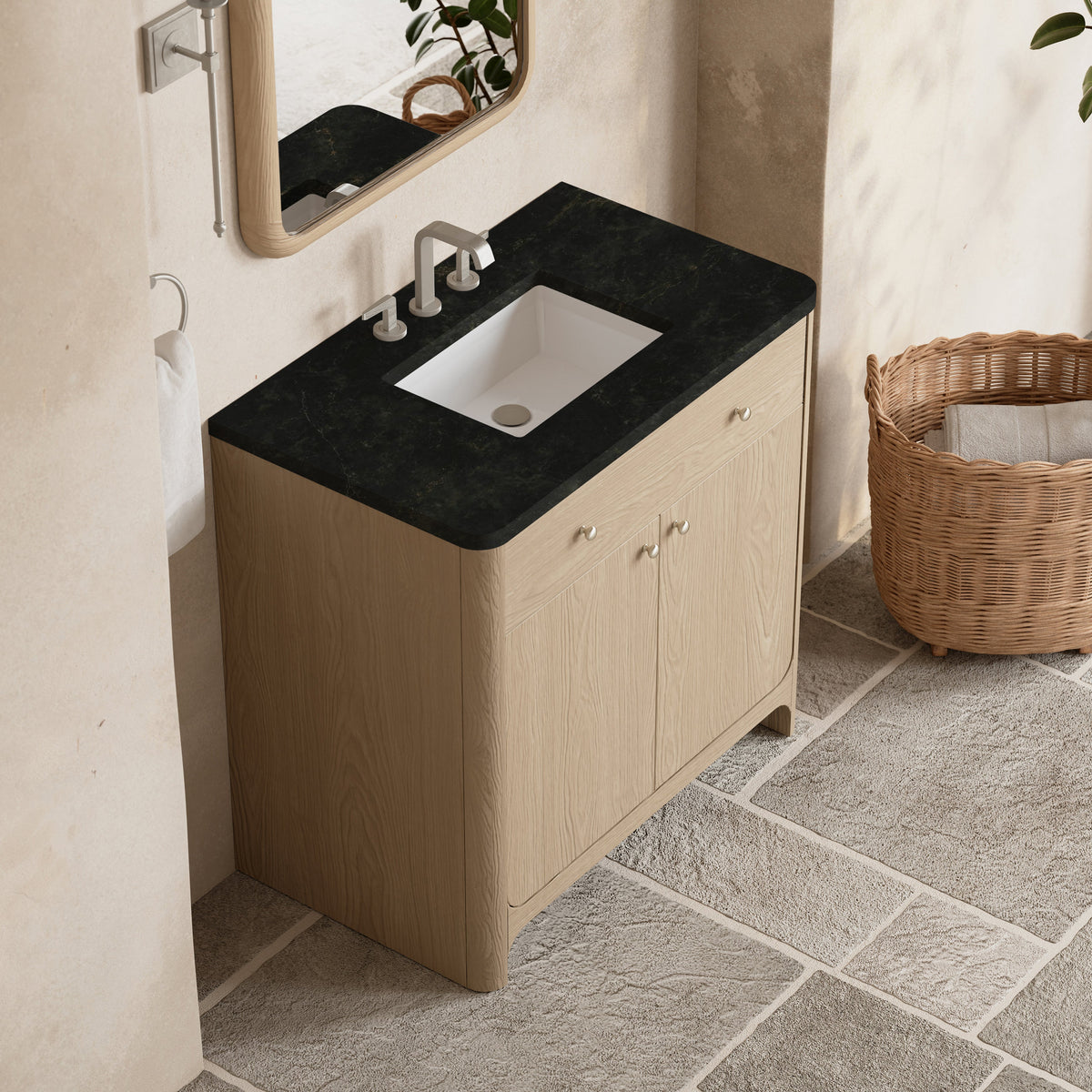 James Martin Gracyn 36" Single Bathroom Vanity, Coastal Driftwood