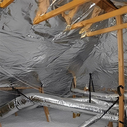 Non-Perforated Radiant Barrier Industrial Grade Reflective Insulation Foil - All Sizes