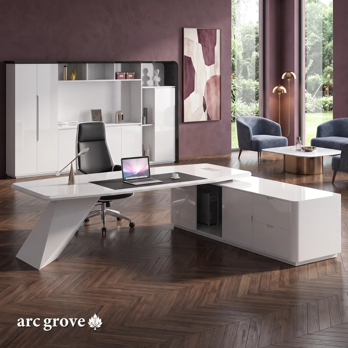 Turing · L-Shaped Executive Desk