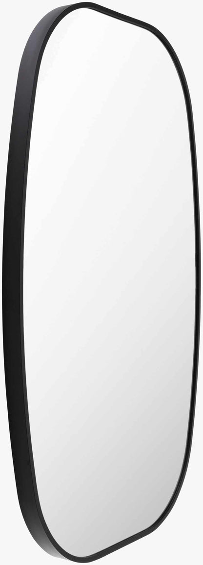 Kopparberg Black Gold Frame Round Mirror