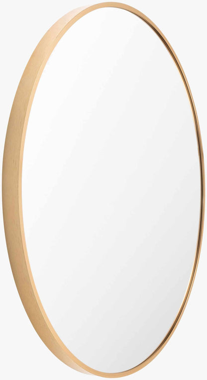 Pontalina Round Gold Mirror