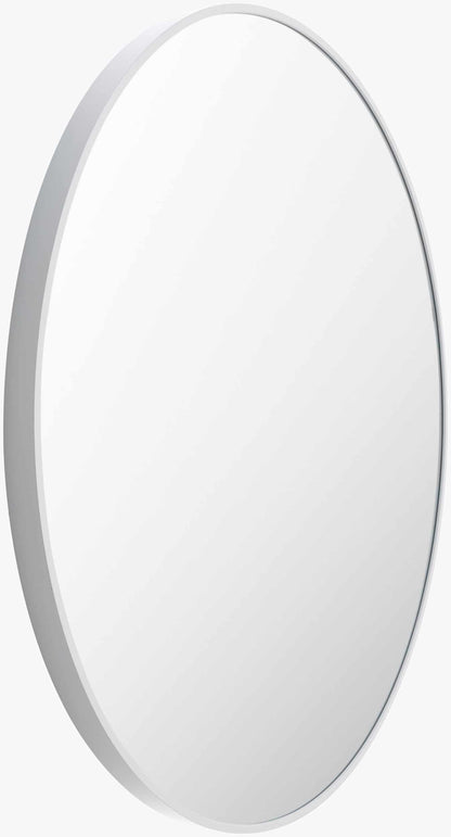 Pontalina Round White Mirror - Clearance