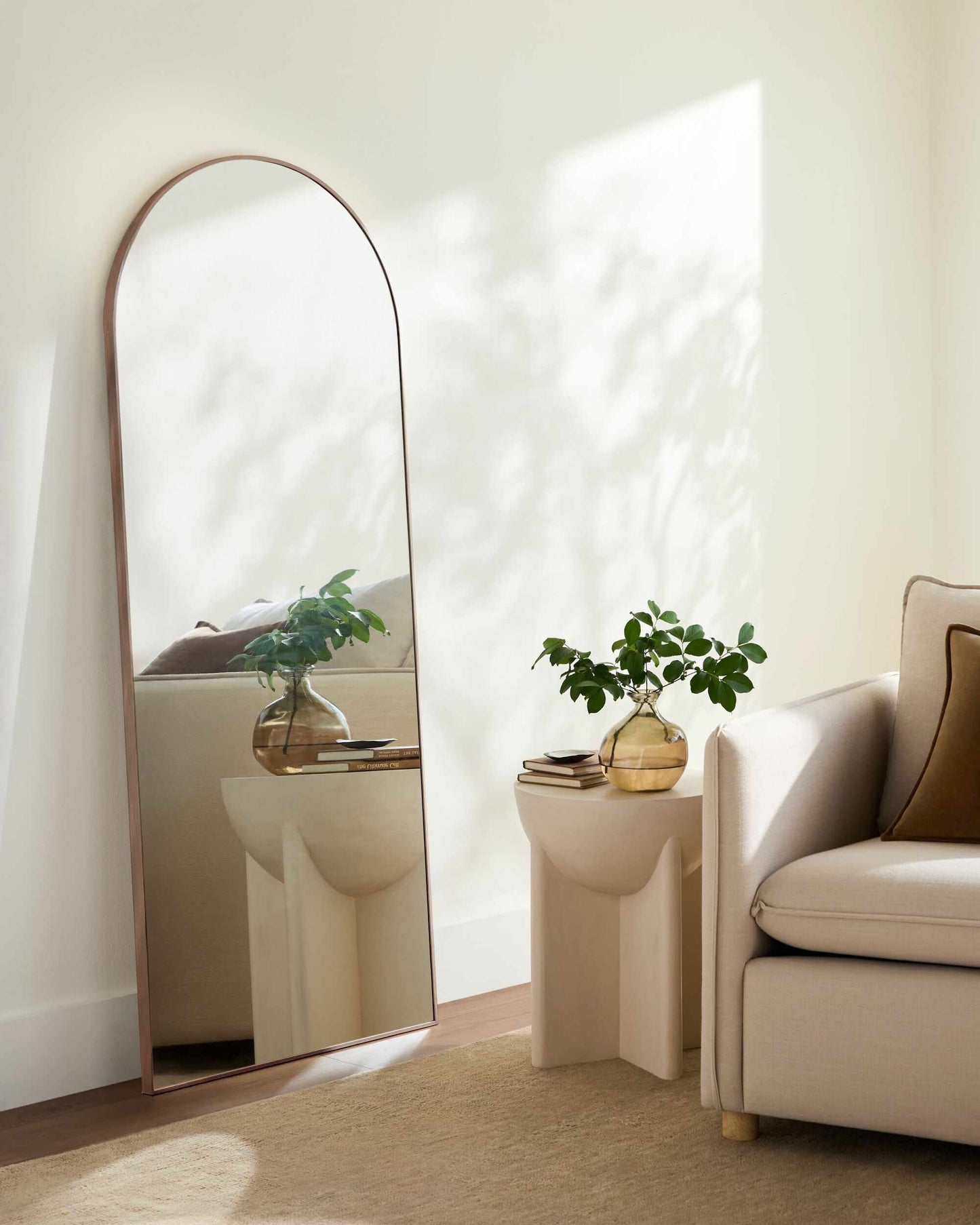 Sexbierum Dark Brown Mirror