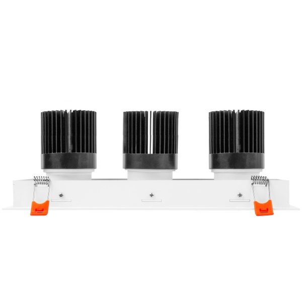 RAYHIL RAD3H 36W Triple Head LED Recessed Downlight 38° Selectable CCT
