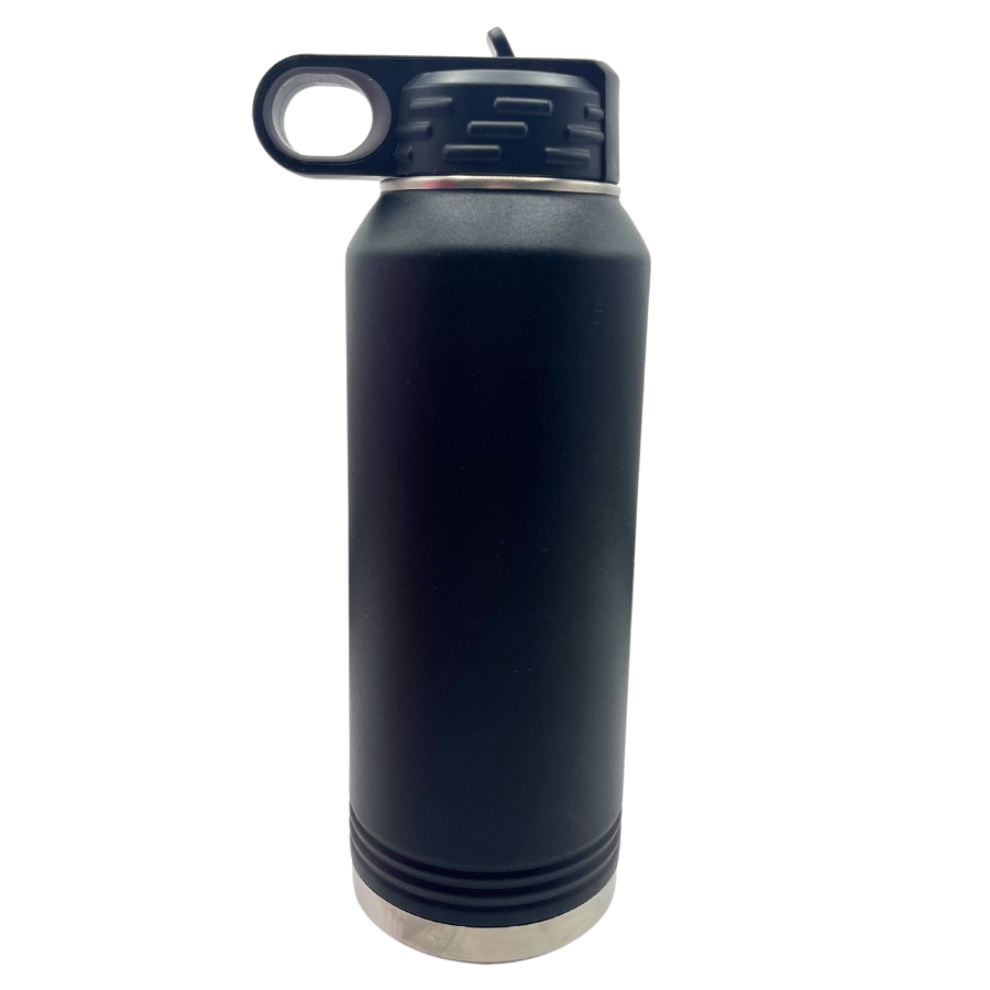 Stainless Steel Nebraska Engraved Water Bottle | 32 oz | Multiple Colors | RCK Creations & More