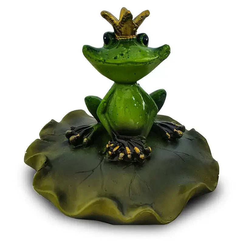Realistic dark green & beige floating crocodile head garden water decor