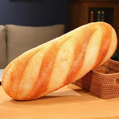 Realistic golden brown baguette comfort pillow bedroom waist support