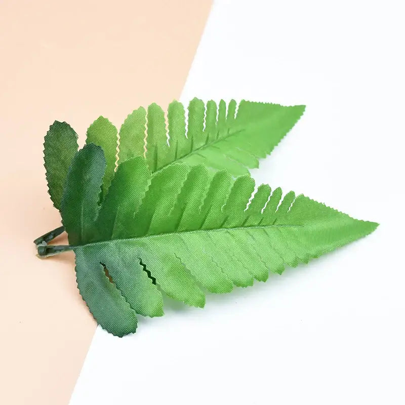 Realistic green fern artificial plants for living room fake leaves
