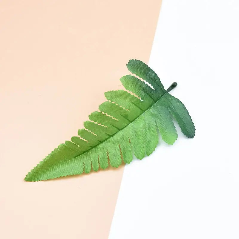 Realistic green fern artificial plants for living room fake leaves