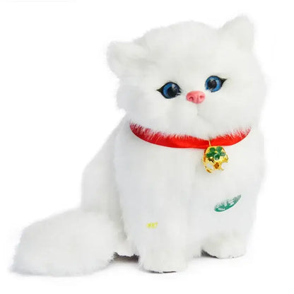 Realistic multi-colored cat dog plush ornaments living room home decor