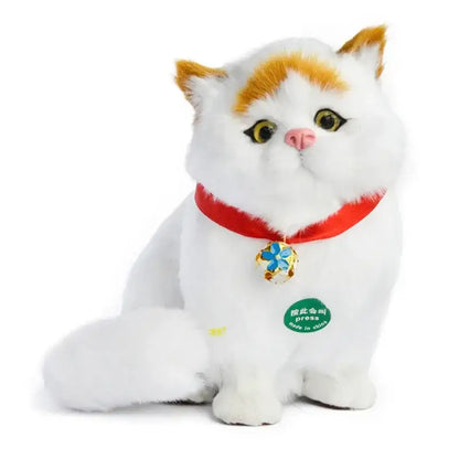 Realistic multi-colored cat dog plush ornaments living room home decor