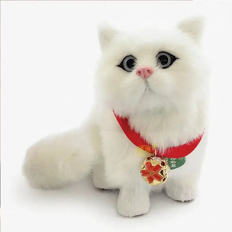 Realistic multi-colored cat dog plush ornaments living room home decor