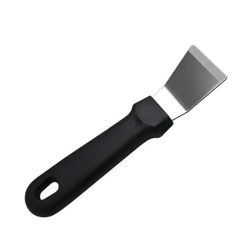 Red and black stainless steel ice remover tool kitchen shovel