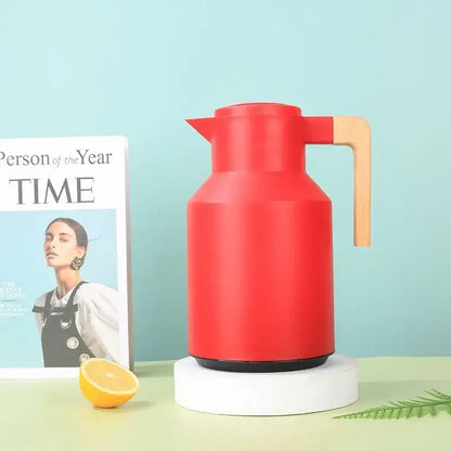 Red and mint green insulated water thermos kettle kitchen carafe