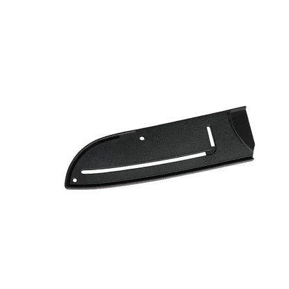 Red and silver striped knife blade protector cover kitchen guard
