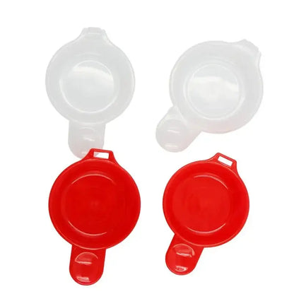 Red and translucent easy eggwich microwave cooker kitchen burger press