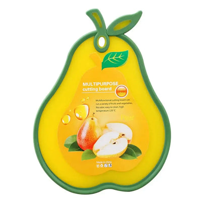Red apple fruit shape durable cutting board kitchen serving tray