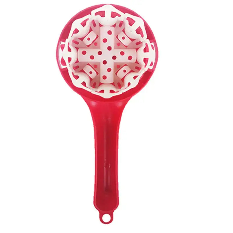 Red & black espresso machine brush cleaner kitchen mesh tool
