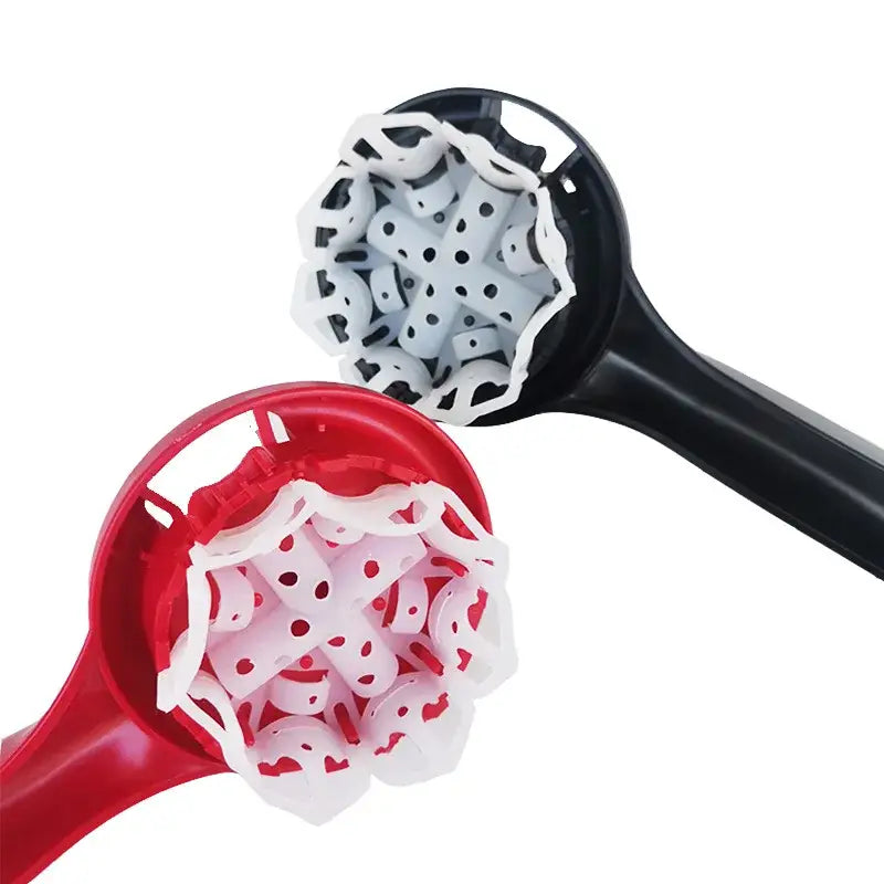 Red & black espresso machine brush cleaner kitchen mesh tool