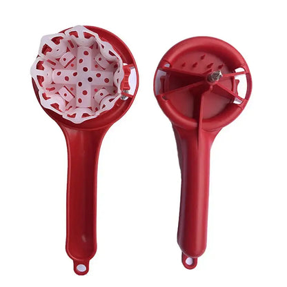 Red & black kitchen espresso coffee machine brush cleaning tool