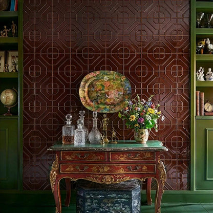 Lafonia Rich Cinnamon Glossy Ceramic Accent Tiles 8x8