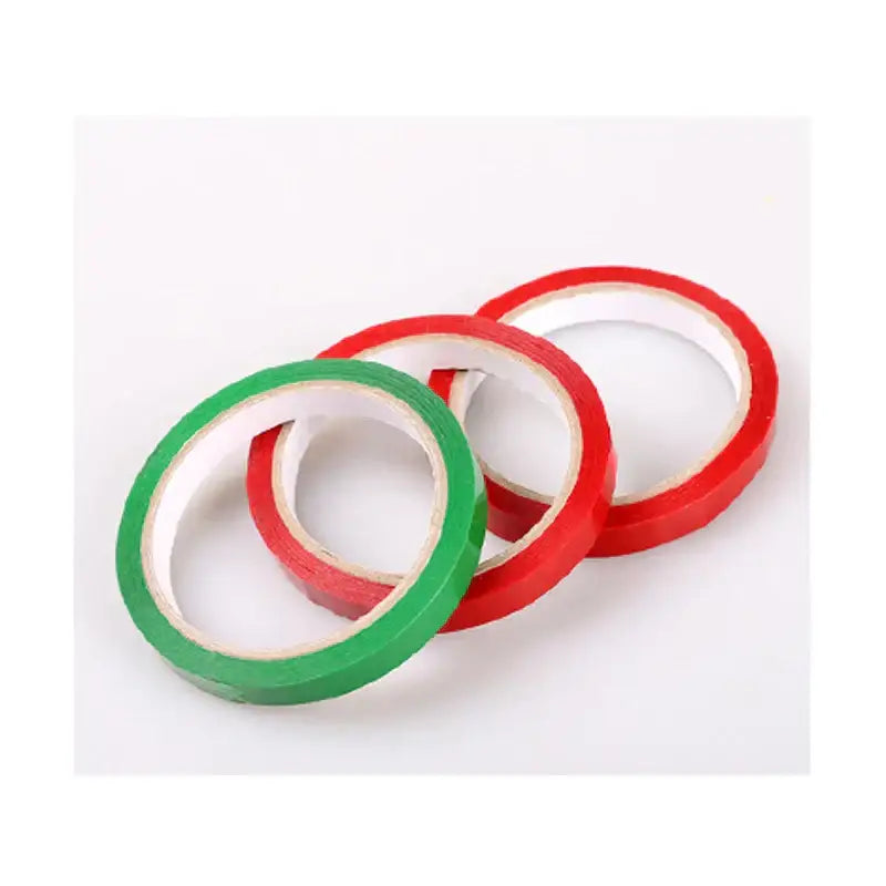 Red & green bag seal tape kitchen freshness sealing rolls