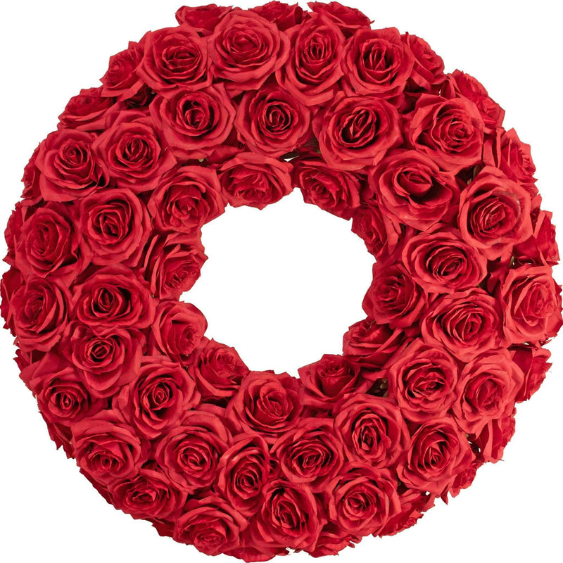 Red Rose Wreath