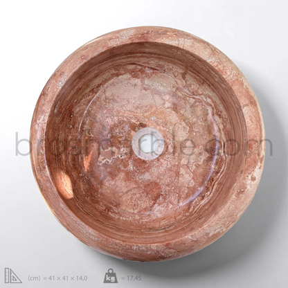 Red Vessel Sink