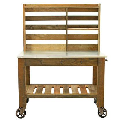 Redwood Potting Table