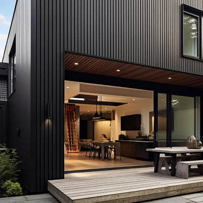 Exterior Wood-Look Composite Slat Panel Samples