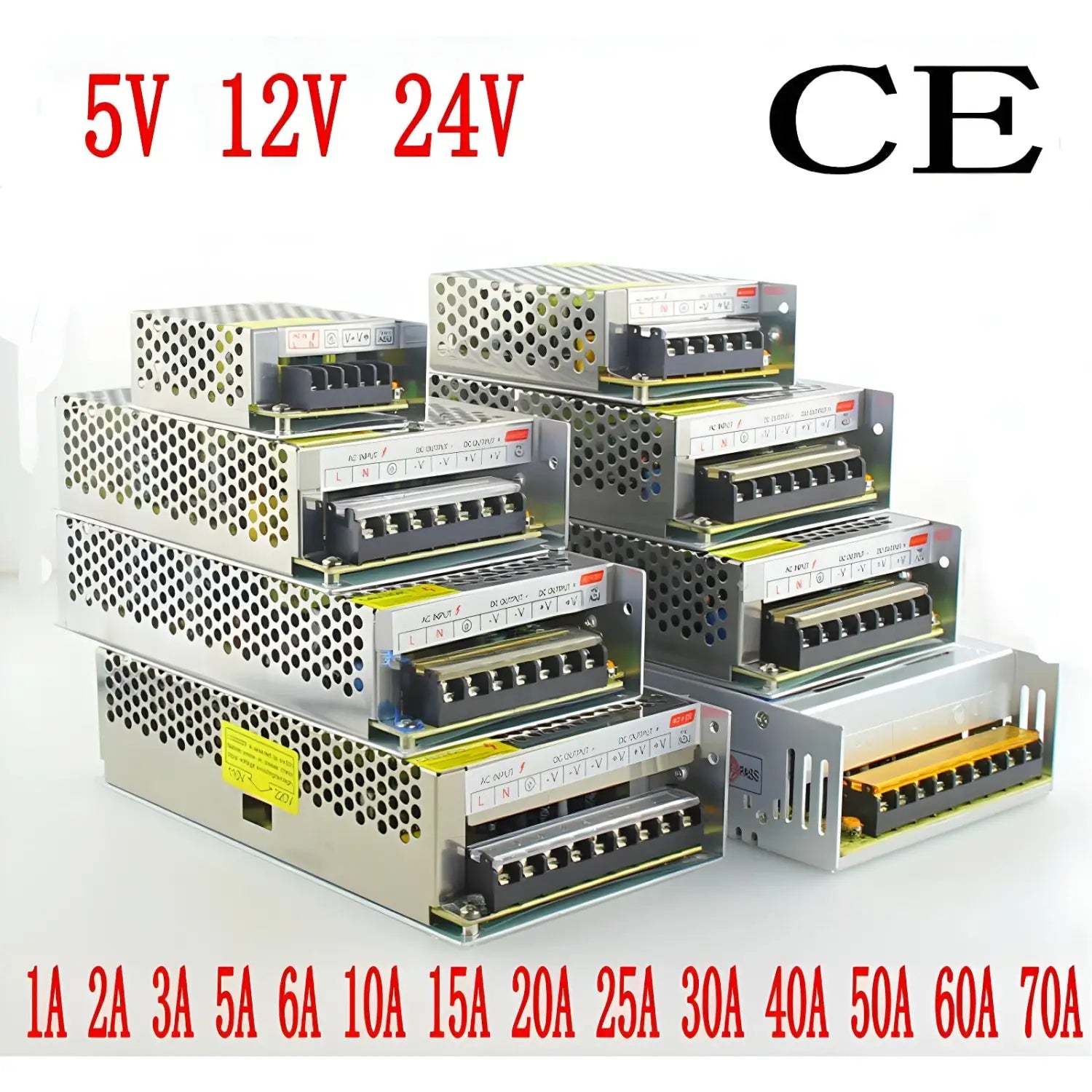 Reliable Switching Constant Voltage LED Power Supply for Lighting