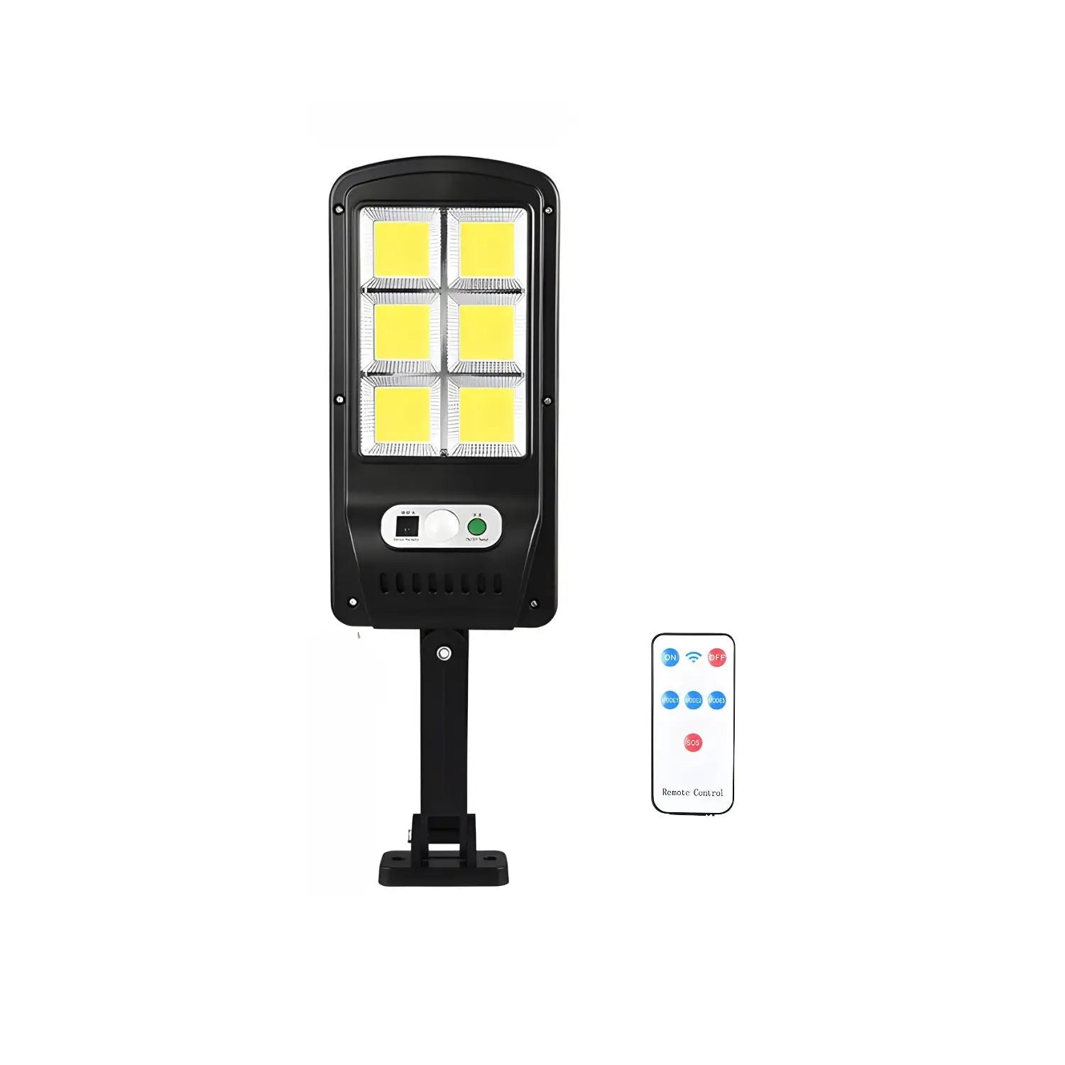 Remote Control Solar Street Lamp with Motion Sensor & LED Light